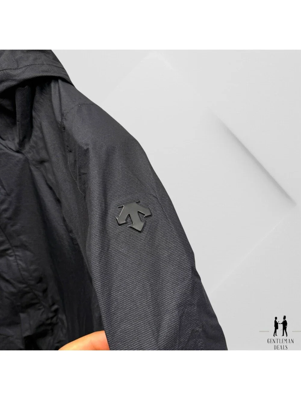 DESCENTE ALLTERRAIN Para-Hem Air Inflator Jacket Black Made in Japan JP L US S